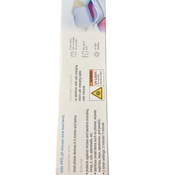 Tech Bundle Sony Alarm Clock UV Sanitizer SanDisk USB New - Picture 5 of 11